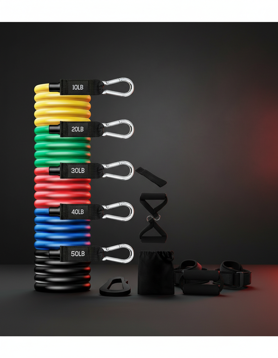 Bandes de résistance, set 11 pièces