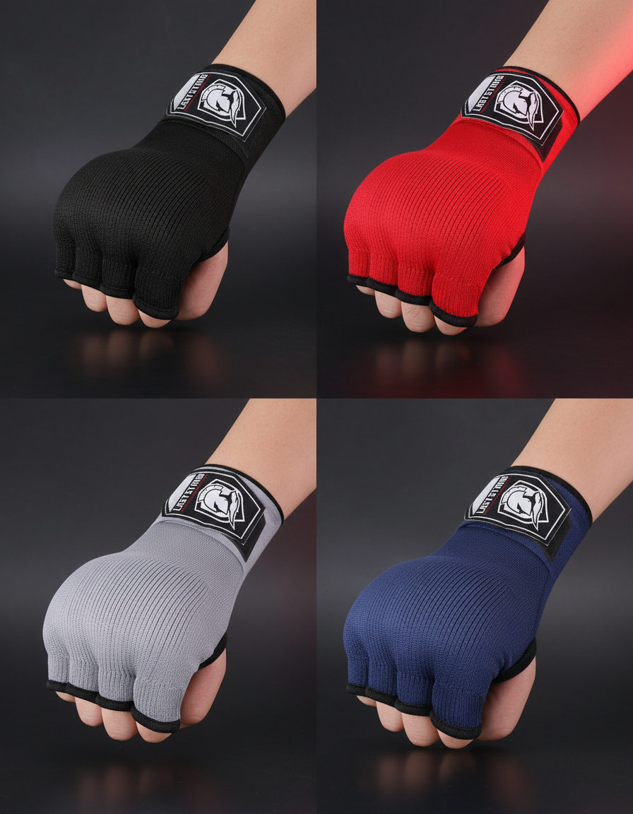 Sous-gants en gel demi-doigts
